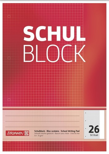 Schulblock din lineatur 26 - lineatur,