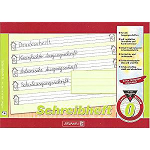 Schreiblernheft lineatur - lineatur, 0