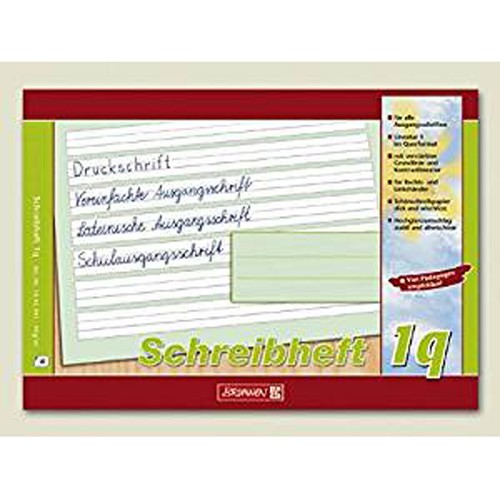 Schreiblernheft lineatur - schreiblernheft,