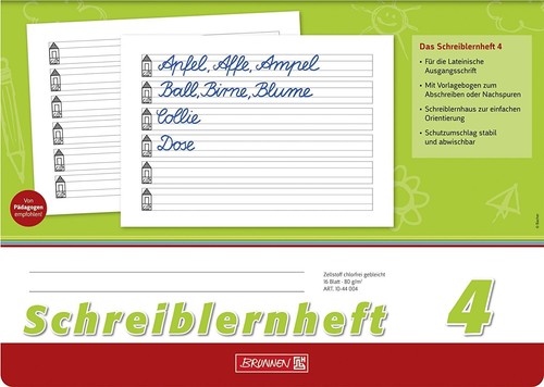 Schreiblernhefte din a4 - schreiblernhefte, nr.
