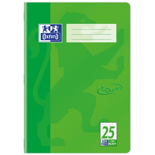 Oxford touch schulheft l25 - touch, a4